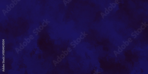 Abstract dark blue watercolor cloudiness, mist, or smog background. Dark navy blue sky with black background and blurred pattern. Vivid textured aquarelle painted art design background.	
