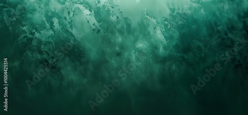 Abstract Dark Green Gradient Texture Background