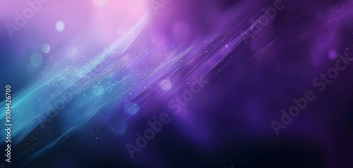 Abstract Purple Gradient Background with Blurred Lights