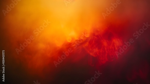 Abstract Orange Red Gradient Background with Film Grain photo