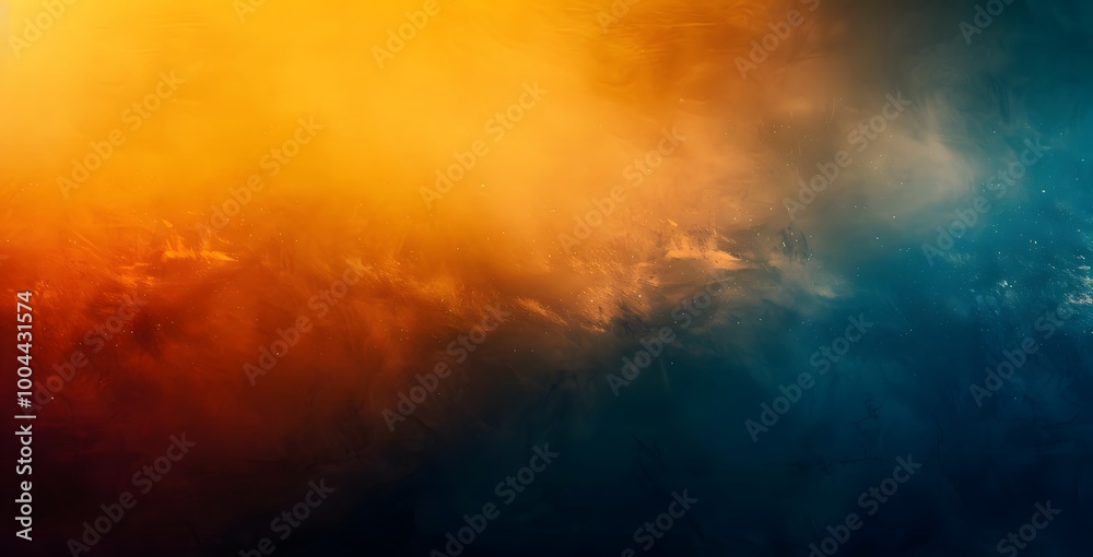 Naklejka premium Abstract Gradient Background - Orange to Black