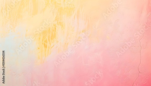 Pink and Yellow Gradient Wall Texture