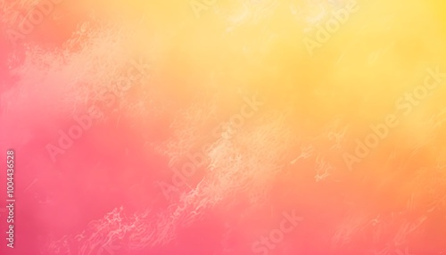 Abstract Pink Yellow Gradient Background