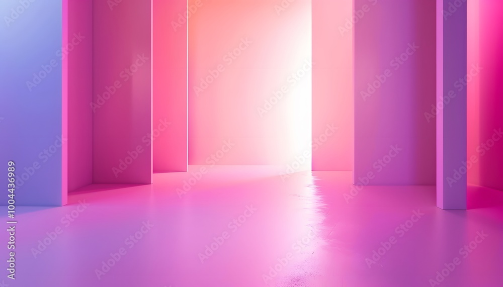 Abstract Pink and Purple Gradient Background with White Space Abstract Pink and Purple Gradient Background with White Space