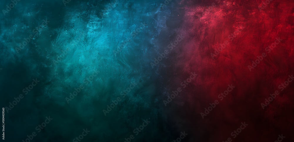 Fototapeta premium Dark Red Teal Gradient Blurred Background