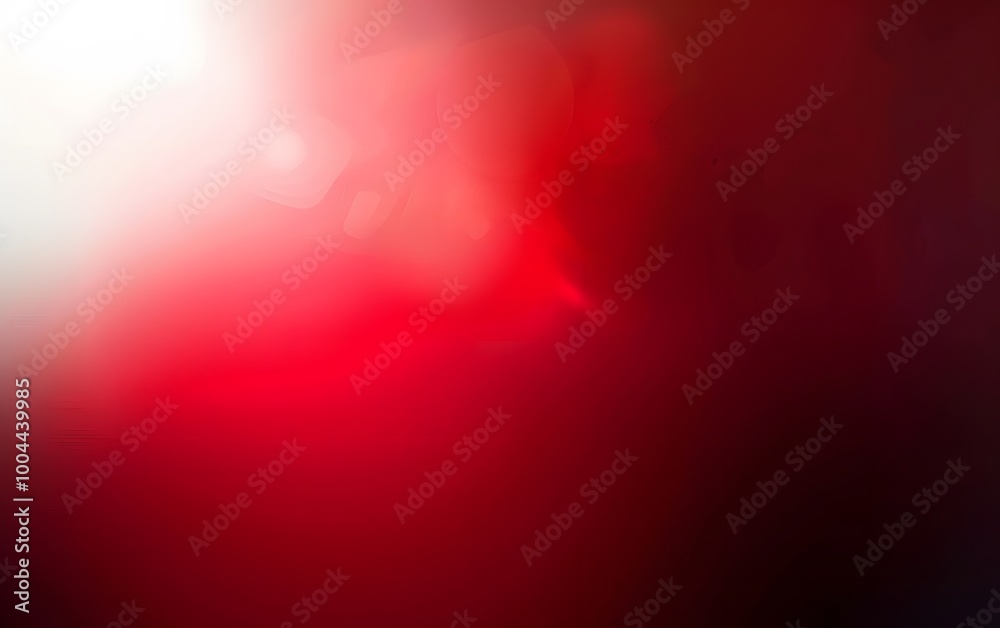 Abstract Red Gradient Background with Light