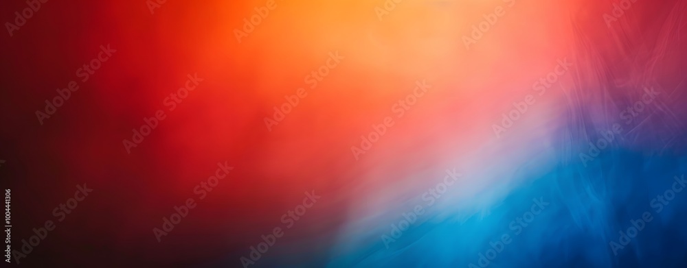 Abstract Red Orange Blue Gradient Background