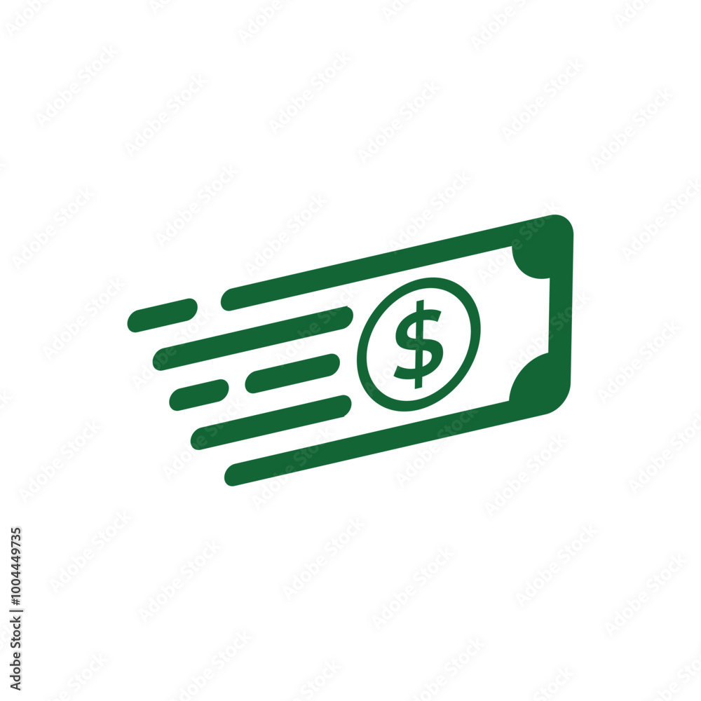 Fast cash money for finance professional business logo design Fast cash money for finance professional business logo design