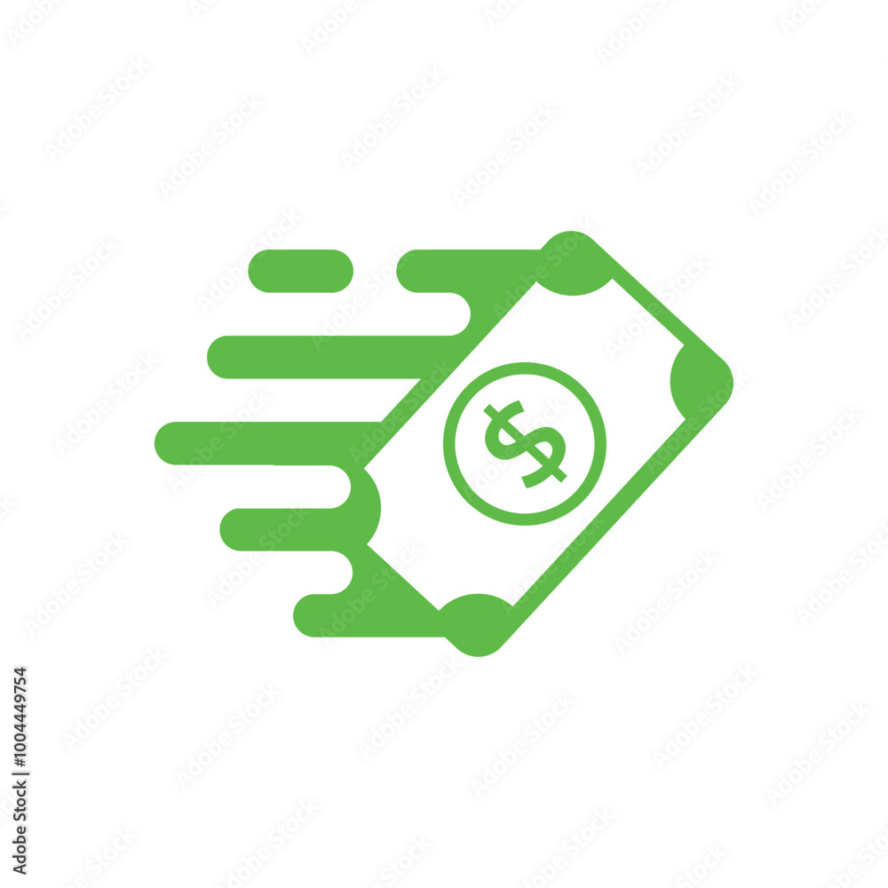 Fast cash money for finance professional business logo design Fast cash money for finance professional business logo design