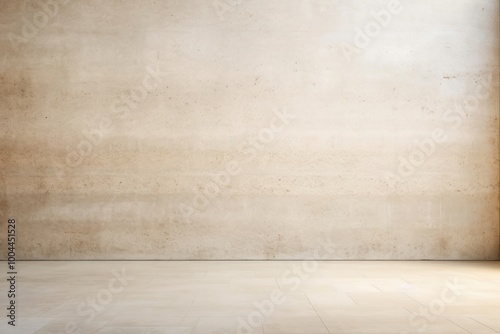 Light travertine concrete wall architecture backgrounds.