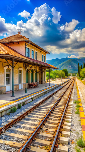 Greece, Eastmacedonia, Railway Station photo