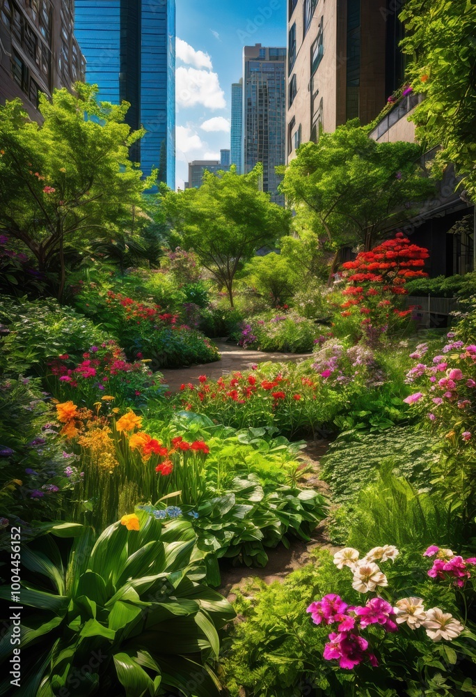 vibrant urban gardens featuring lush colorful artistic bold textures celebrating harmony nature design city spaces, greenery, landscape, ecology, outdoor vibrant urban gardens featuring lush colorful artistic bold textures celebrating harmony nature design city spaces, greenery, landscape, ecology, outdoor