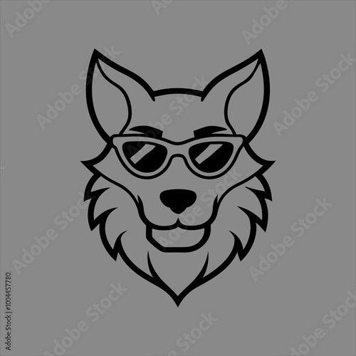wolf head icon