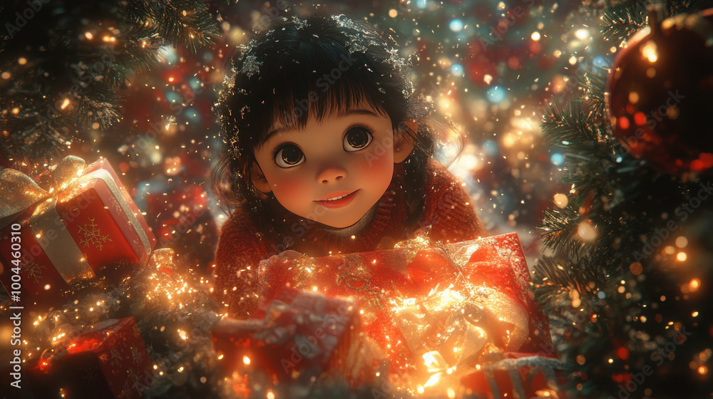 Children love the beautifully decorated Christmas tree, presents and writing down their dreams․ Children love the beautifully decorated Christmas tree, presents and writing down their dreams․
