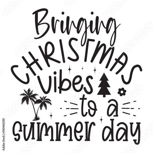 bringing Christmas vibes to a summer day