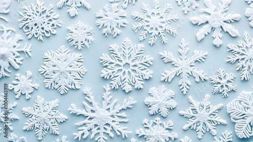 Background Pattern of intricate snowflakes
