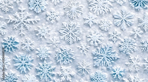 Background Pattern of intricate snowflakes
