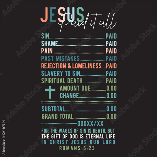 Jesus paid it all