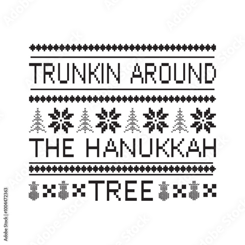 Trunkin Around the Hanukkah Tree