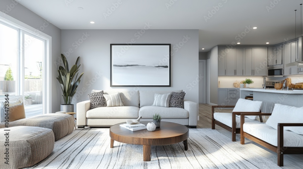 Spacious Living Room Bathed in Natural Light Spacious Living Room Bathed in Natural Light