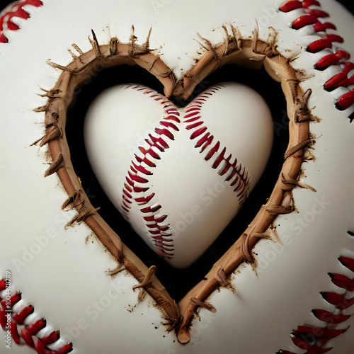 Amor por el béisbol. photo