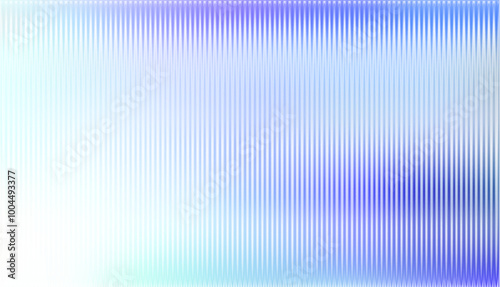 Vector ribbed glass texture background. Blue white grey green ribbed glass. Mesh gradient. acrylic ribbed bath surface. Reeded glass background semitransparent overlay. Bath wall window