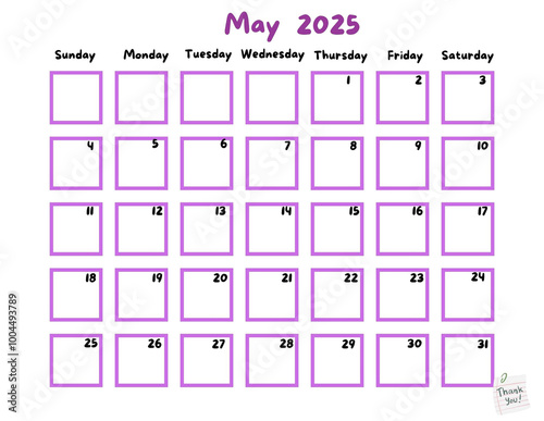 Calendar 2025 for Kid and  Childern with Colouful Vintage, Pastel Version 2