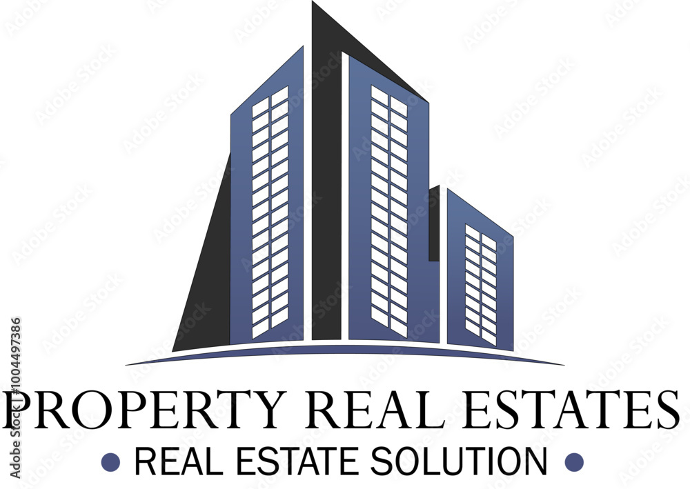 Fototapeta premium Real Estate Agency logo |buliding home logo
