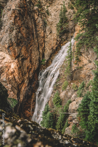 waterfall in Colorado hike