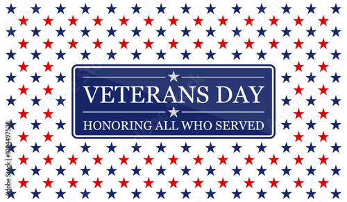 Memorial day Remember and Honor background with national stars of United States. National holiday of the USA. Vector illustration.