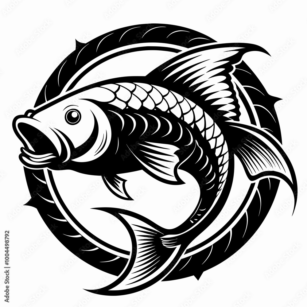 Naklejka premium carp