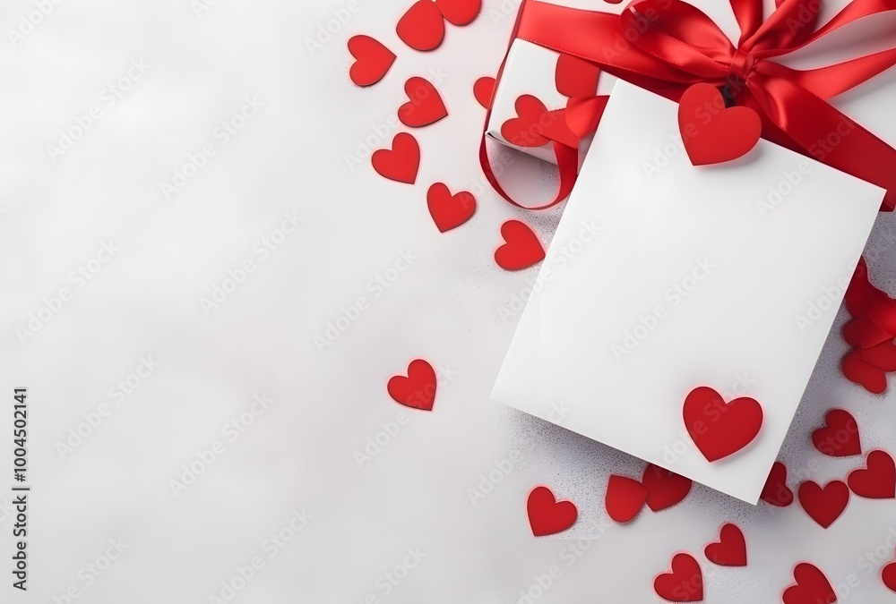 Valentine's Day Gift Box With Blank Card Valentine's Day Gift Box With Blank Card