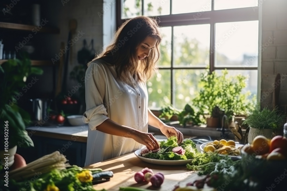 Healthy food kitchen cooking adult. Healthy food kitchen cooking adult.