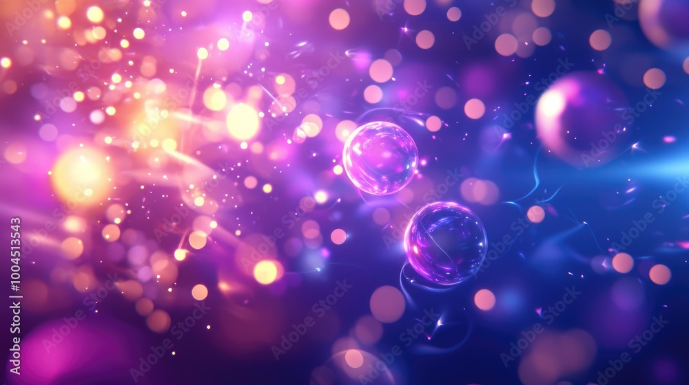 Ethereal Celestial Dance in Otherworldly Scene Ethereal Celestial Dance in Otherworldly Scene