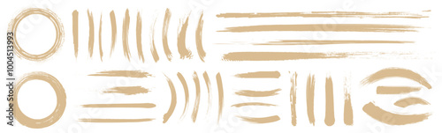 ブラシストローク素材