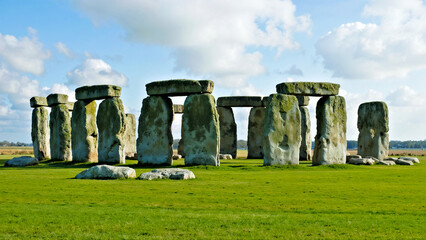 Tableau sur plexiglas  Stonehenge, United Kingdom. Generative AI  © Andrey_Arkusha