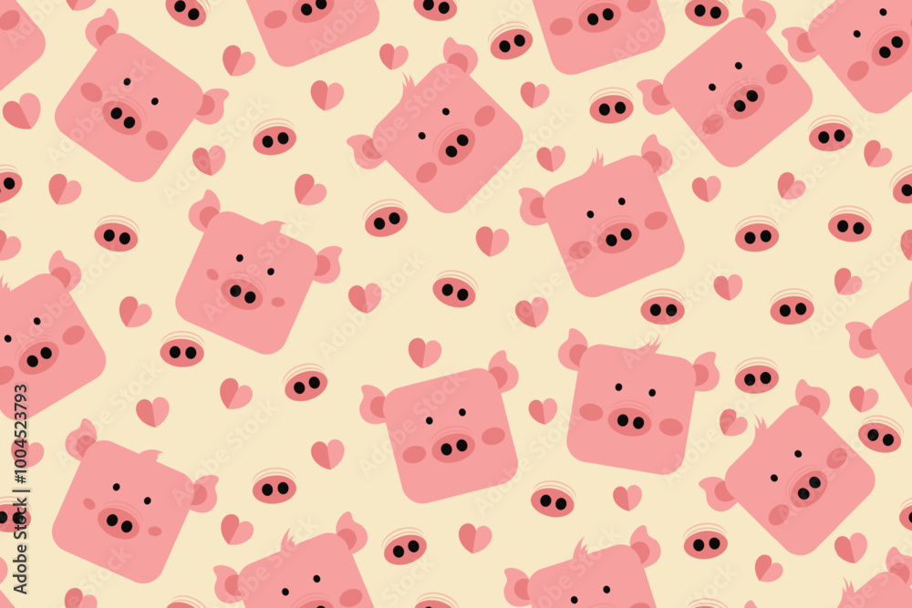 pig seamless pattern