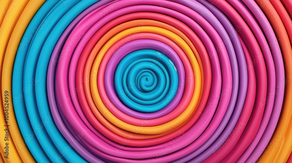 Colorful Spiral Patterns in Vibrant Shades Colorful Spiral Patterns in Vibrant Shades