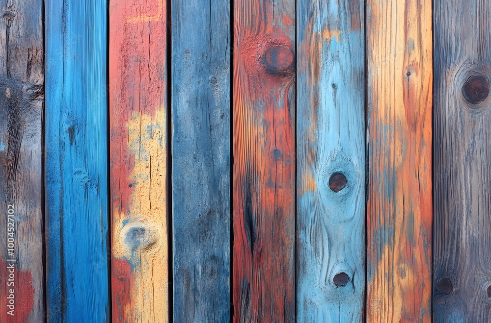 Rustic Colorful Wooden Plank Background Texture Rustic Colorful Wooden Plank Background Texture