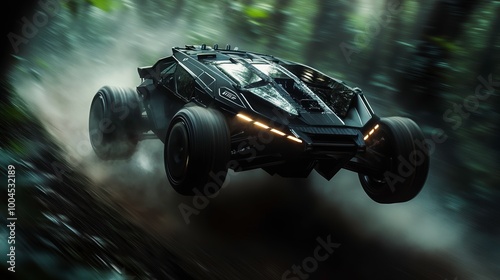 Futuristic Off-Road Vehicle in Dynamic Environment