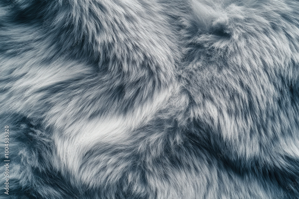 Soft and luxurious gray fur texture inviting tactile exploration in a cozy, intimate setting perfect for winter decor or fashion. Generative AI Soft and luxurious gray fur texture inviting tactile exploration in a cozy, intimate setting perfect for winter decor or fashion. Generative AI