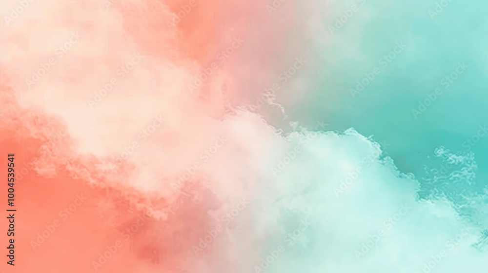 A colorful sky with pink and blue clouds A colorful sky with pink and blue clouds