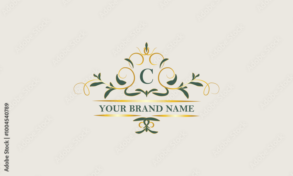 Creative floral logo design with initial letter C. Beauty vector monogram, template for any company, wedding, fashion, jewelry, boutique. Creative floral logo design with initial letter C. Beauty vector monogram, template for any company, wedding, fashion, jewelry, boutique.