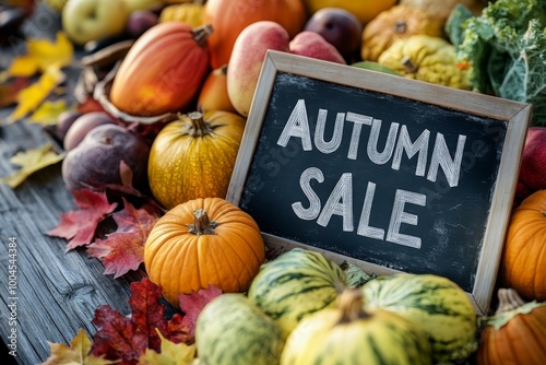 Chalkboard Autumn Sale Promotion