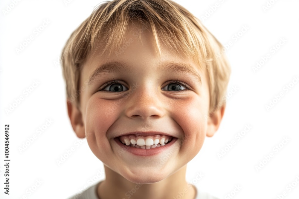 Young Boy's Thrilled Expression Close-up Young Boy's Thrilled Expression Close-up