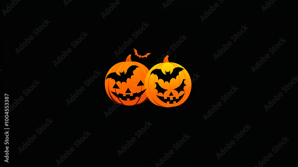 happy halloween Logo Design illustration happy halloween Logo Design illustration