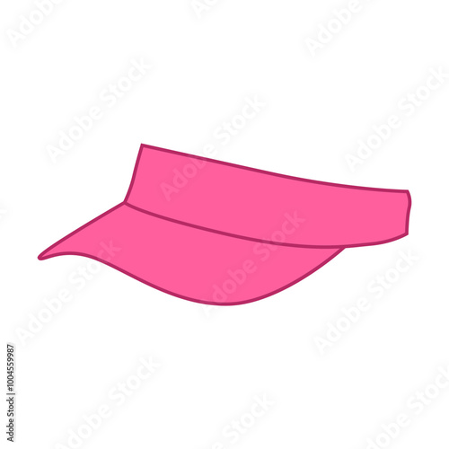 Golf visor cap