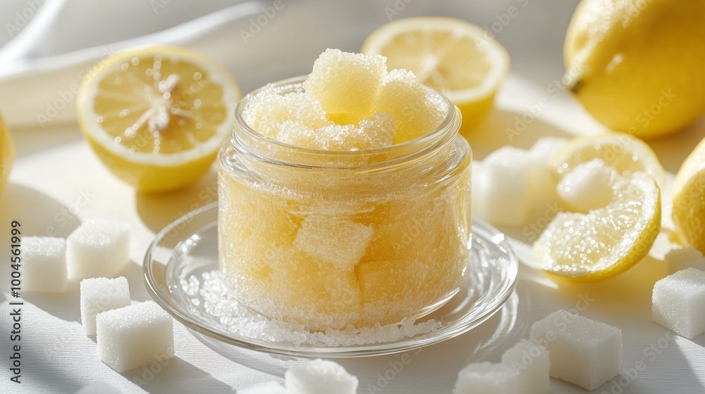 Exfoliating Sugar Scrub with Lemons Exfoliating Sugar Scrub with Lemons
