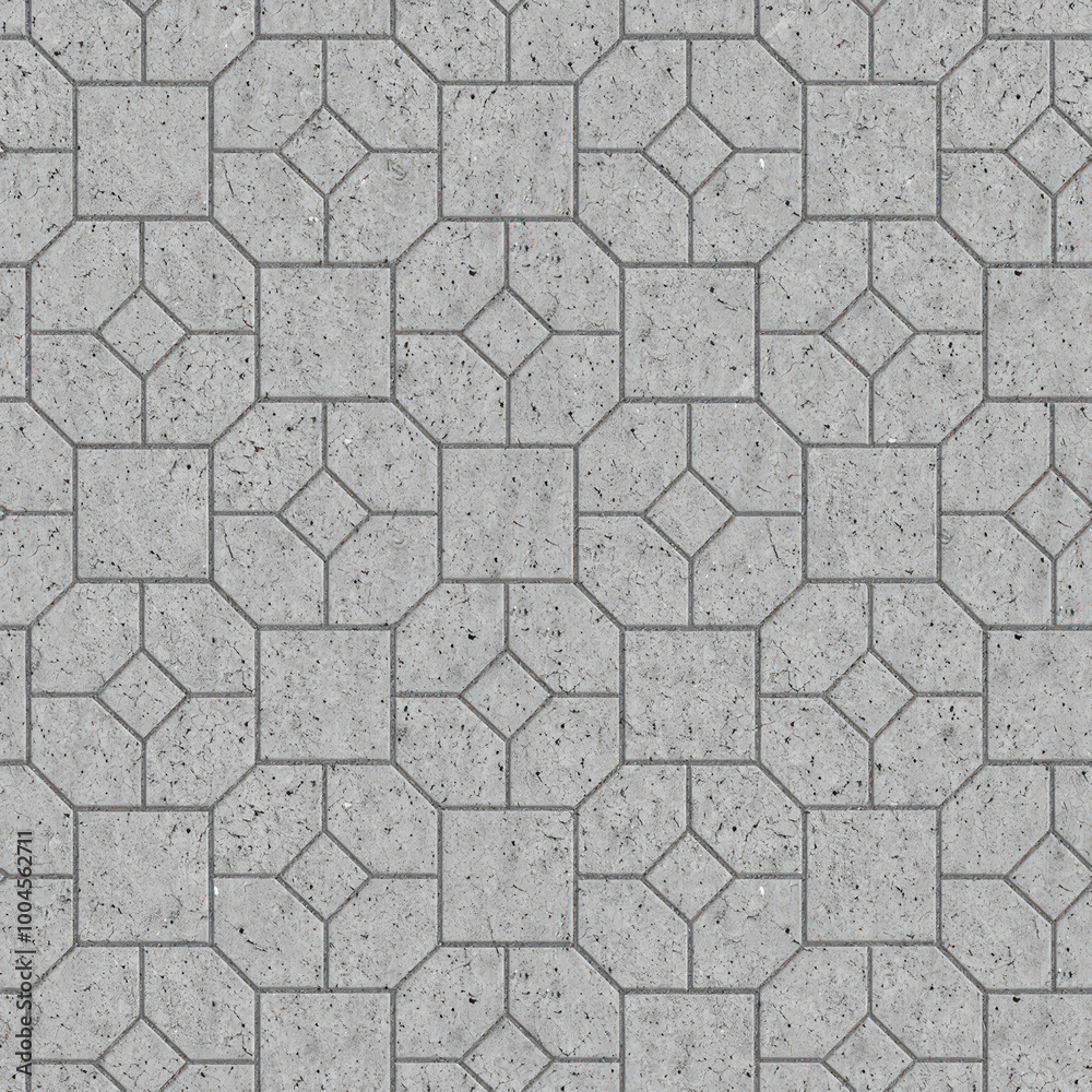 Mixed Concrete paving outdoor damaged seamless texture and background. Mixed Concrete paving outdoor damaged seamless texture and background.