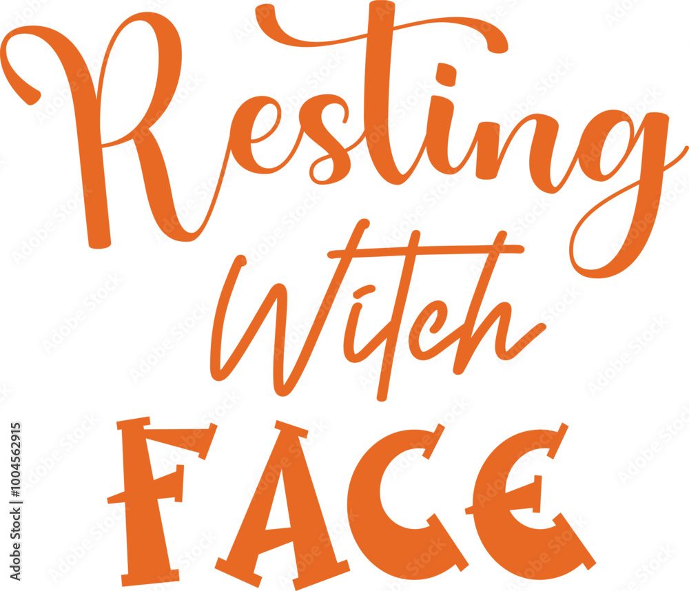 Obraz premium resting witch face